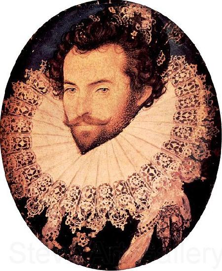 Nicholas Hilliard Portrait of Sir Walter Raleigh